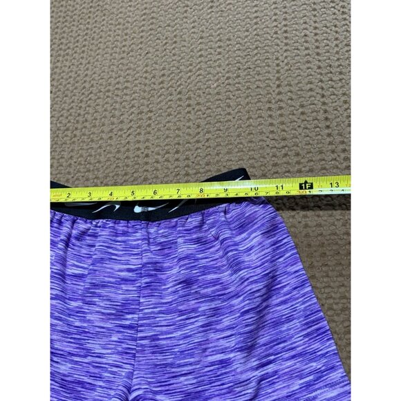 Nike Purple Tie Dye Athletic Shorts W/ Moisture-Wicking Fabric Girls Size 6X - Picture 5 of 5
